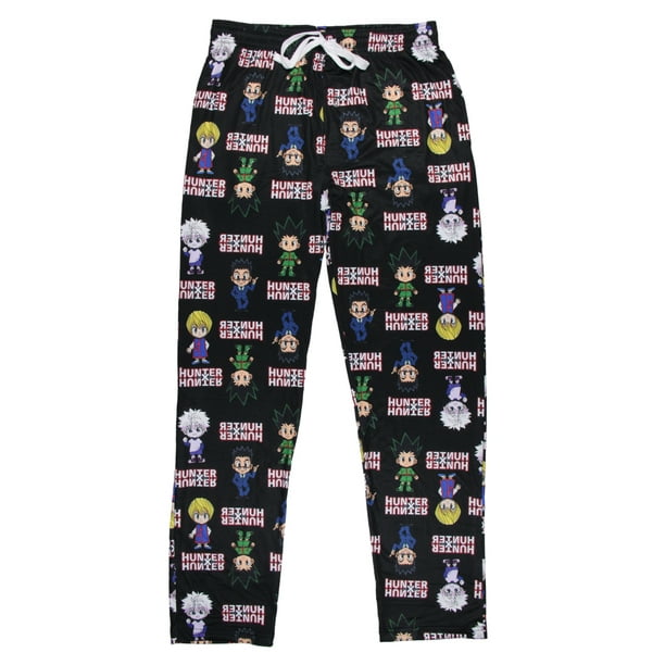 Hunter X Hunter Men's Gon Killua Kurapika Leorio Lounge Pajama Pants