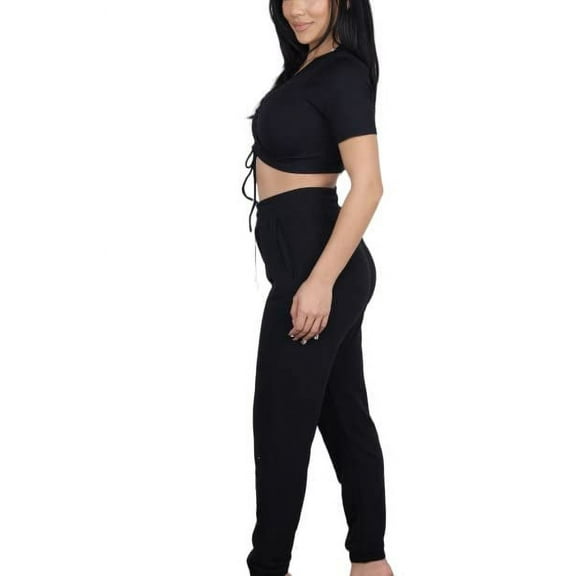 High Waist Loose Fleece French Terry Sweatpants