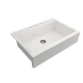 thumbnail image 5 of BOCCHI 1500-001-0127 Nuova Apron Drop-In Fireclay 34" Single Kitchen Sink White, 5 of 7