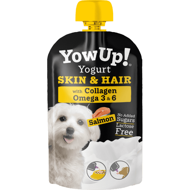 Yowup Yogurt Premio para Perros Skin & Hair Salmón 115g