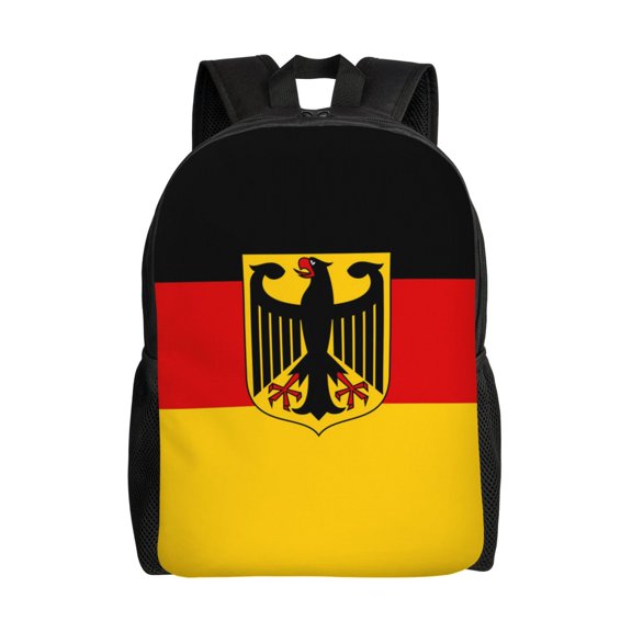 Women Men Flag Of Germany Backpack Lightweight Rucksack Casual Daypack For Laptop Trave