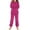A-Hot Pink249, variant on JAJAHO Girls 2 Piece Outfits Fluffy Sweater Loose Fit Long Sleeve Pullover Ankle-Tied Pants Soft Kids Clothes 5-16 Years Comfortable Outfit