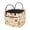 Christmas Gingerbread Print, variant on Uourmeti Cute Cat Star Portable Quilted Storage Basket, Polyester Heavy-Duty Collapsible Hamper for Home Bedroom Kids Blankets and Books