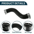 thumbnail image 4 of Manguera de radiador Unique Bargains para Mercedes-Benz C-Klasse W204 2007-2011 No.2125280582 Manguera de refuerzo de goma negra 1 Pc, 4 of 6