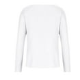 thumbnail image 3 of Njoeus Business Casual Tops for Women Long Sleeve Tops Comfy Knit V Neck T-Shirts Loose Fitting Work Dressy Blouses Spring Fall Clothes S-XXL, 3 of 5