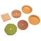 thumbnail image 5 of Juego de posavasos de hamburguesa, juego de posavasos de hamburguesa, posavasos de madera resistentes al calor, posavasos de madera para bebidas, características líderes en su clase, 5 of 14