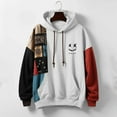 thumbnail image 1 of WILLBEST Sudaderas Navideñas para Hombre, Moda Informal, con Estampado Parcial, Sudadera con Capucha, Manga Larga, con Cordón y Capucha Mediana​​, 1 of 3