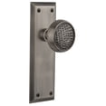 thumbnail image 1 of Nostalgic Warehouse New York Plate with Craftsman Knob, Privacy - 2.75", Antique Pewter, 1 of 1