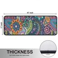 thumbnail image 5 of Kitchen Rugs Sets Of 2,Multicolor Ethnic Paisley and Floral Pattern Anti Fatigue Kitchen Mat Rugs Non Slip Washable,Decorative Kitchen Floor Mats for Kitchen,Sink,Laundry,17"x47"+17"x47", 5 of 5