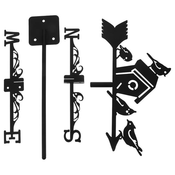 RENACLIPY Decorative Weathervane Roof Mount for Metal Yard Decor and Indicator Outdoor Weather Vane