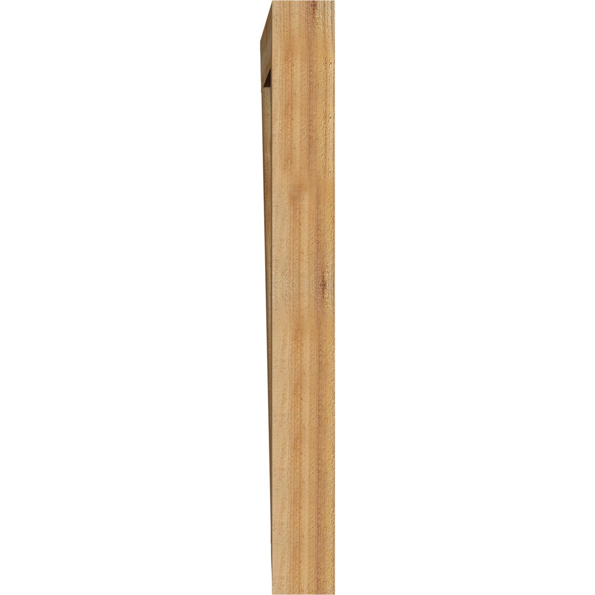 Ekena Millwork 4"W x 34"D x 38"H Balboa Traditional Rough Sawn Bracket, Western Red Cedar