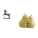 thumbnail image 5 of Elegante figura de cerámica con forma de caballo abrazado, sujetalibros, decoración Feng Shui para sala de estar, escritorio y estantería, regalo únic, 5 of 8