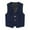 Navy, variant on YuYuBao Toddler Boys Formal Suit Vest Solid 4 Button Formal Suits Single- Birthday Vests Waistcoats