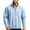Sky Blue, variant on UDAUDU Mens Zip Up Cardigan Sweater Slim Fit Casual Full Zip Corduroy Sweatshirt Sweaters Knit Stand Collar Cardigans Light Purple L