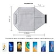 thumbnail image 2 of Running mobile phone arm bag Men's and women's outdoor sports fitness arm sleeve 6.5 inch universal arm band mobile phone wrist bag, 2 of 6