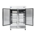 thumbnail image 3 of 54" Heavy Duty ChumartUSA Commercial 49 Cu.ft Upright 2 Door Reach In Freezer All stainless steel, 3 of 5