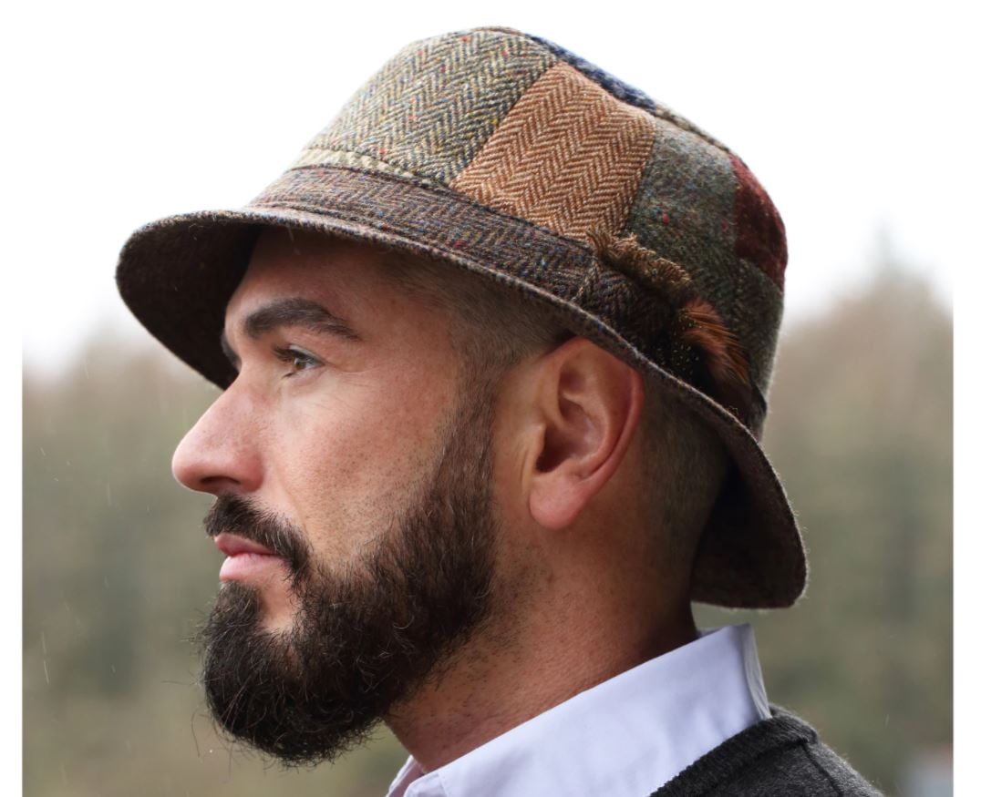tweed fishing hat