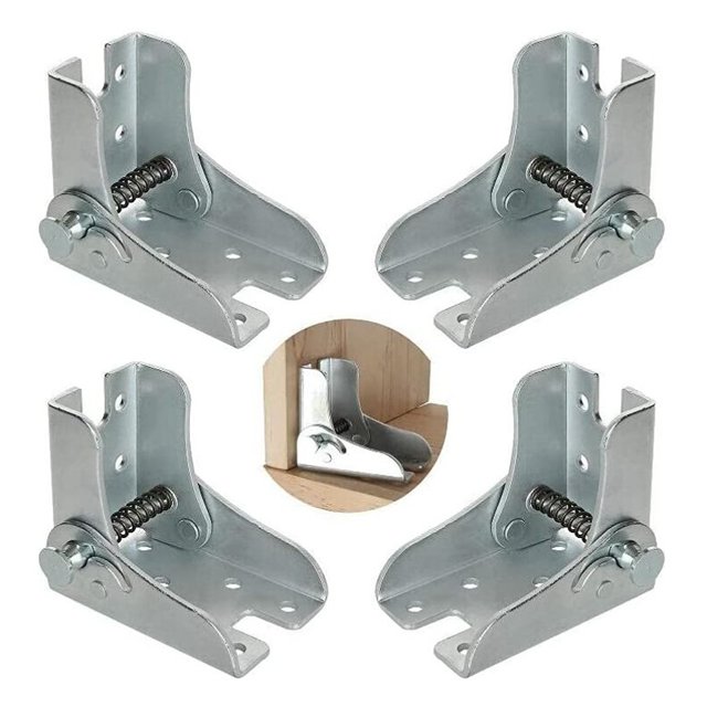 Marco de soporte plegable - Bisagras autoblocantes - Accesorios para patas y refuerzos - para patas plegables Extensión de mesa plegable de cocina