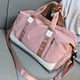 thumbnail image 5 of Bolsa de gimnasio deportiva Sunnimix 47x22x25cm rosa con compartimento para zapatos, 5 of 8