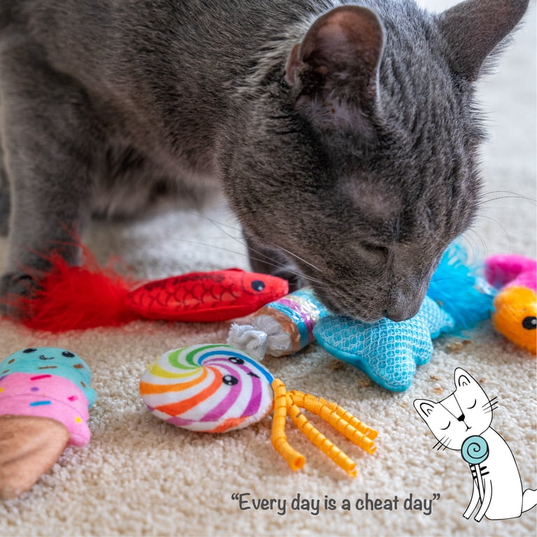 Catstages Kitty Sweet Treats Catnip Plush Toy, 6-Pack photo 6
