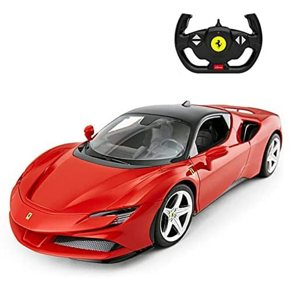Licensed 1:14 Ferrari SF90 Stradale Remote Control Model Car, Super RC Sport Racing Car for Kids Boys Girls and Adults, Gifts, Working Lights,2.4GHz