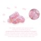 thumbnail image 2 of Herramienta de escultura facial MELLA ELLA BEAUTY Rose Quartz Gua Sha, 2 of 6