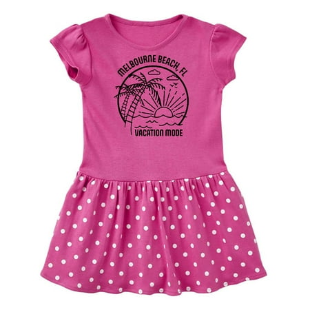 

Inktastic Summer Vacation Mode Melbourne Beach Florida Gift Baby Girl Dress