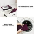 thumbnail image 5 of Naloa Dark Purple Glitter Dish Drying Mat for Kitchen Counter, Heat Resistant Drainer Mats, Absorbent Draining Mat,Dish Rack Pad,16"x18", 5 of 8