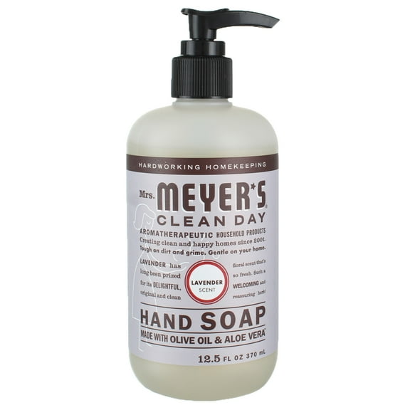 Mrs. Meyers Clean Day Hand Soap, Lavender, 12.5 oz (Pack of 4)