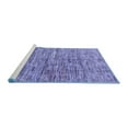 thumbnail image 2 of Ahgly Company Machine Washable Indoor Rectangle Oriental Blue Modern Area Rugs, 4' x 6', 2 of 4