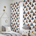 thumbnail image 5 of Blackout Kids Curtains,Monster Cartoon Truck White Pattern Children's Insulated Curtains Set Of 2,Bedroom Essentials,Toddler Room Decor 52"x84", 5 of 5