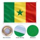 thumbnail image 2 of Bandera de Senegal AhfuLife 90 x 150 cm, doble cara, para exterior, 2 of 7