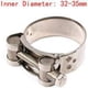 thumbnail image 2 of Abrazadera de manguera de acero inoxidable ajustable universal, 32-35 mm, ideal para tuberías de agua, tanques de gas, lavadoras, piscinas y automóviles, 2 of 5