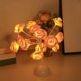 thumbnail image 4 of GFHFHITJ Faux Rose Flower Tree Lamp, 16 Heads LED Rose Table Lamp, Desktop Decoration Night Light Ornaments For Home Wedding Party Decoration, Batteries Not Included, 4 of 6