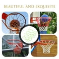 thumbnail image 3 of Dsseng Portable Basketball Net Replacement Made of Nylon for Outdoor Use Green Color Fits Most Standard Hoops 38.5 inches, 3 of 8