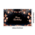 thumbnail image 3 of Yatrandify Decorative Design Birthday Banner Colorful Theme Celebration Banner Durable for Birthday Party Indoor Decoration Event Decoration, 3 of 8