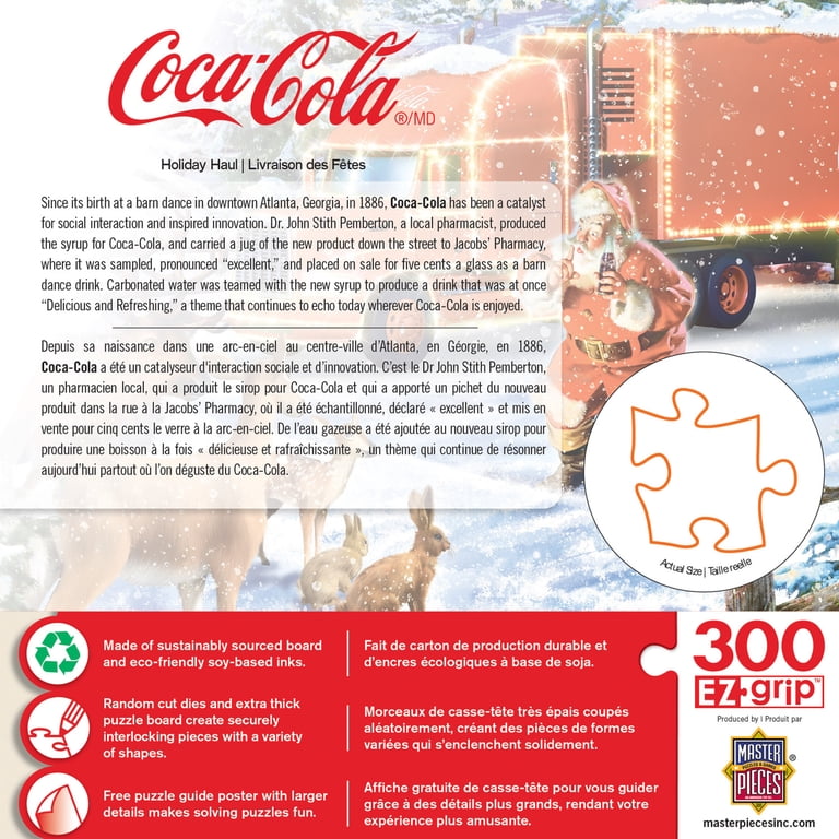MasterPieces Happy Holidays Coca-Cola 300 Piece EZ Grip Puzzle