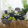 thumbnail image 3 of Yayeee Tablecloths 60" x 120" Rectangle Wrinkle Resistant Party Table Cover, White Flower Pattern, 3 of 8