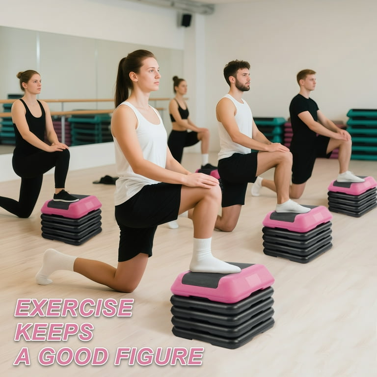 Aerobic Step Platform Step Riser Workout Mini Stepper Workout