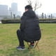 thumbnail image 2 of Silla plegable portátil + bolsa de transporte para acampar al aire libre y pescar negro, 2 of 9