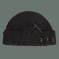 thumbnail image 4 of Slccxzc Gothic Beanie Winter Knit Hats Trendy Metal Pin Y2K Skull Cap Unisex, 4 of 7