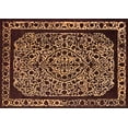 thumbnail image 1 of Ahgly Company Indoor Rectangle Oriental Orange Industrial Area Rugs, 7' x 9', 1 of 4
