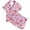 Z01Pink, variant on Fourth of July Girls Pajamas Size 6-7 Years Short Sleeve Pajamas Cute Cartoon Clothes Comfy Fit Short Sleeve Kids Summer Trendy Sleepwear Clothes Set
