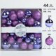 thumbnail image 3 of 3/4/5cm 44pcs Christmas Ball Ornaments Christmas Tree Party Decoration New Year Christmas Spheres Pendant 2024, 3 of 5