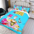 thumbnail image 3 of Schoolhouse Rock Conjunto de sábanas temático, trío de piezas, cómodo y amigable con la piel, diseño único, regalo de decoración para el hogar para familiares, amigos y fans, 90 cm * 190 cm, 3 of 6