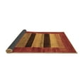 thumbnail image 2 of Ahgly Company Indoor Square Abstract Brown Contemporary Area Rugs, 3' Square, 2 of 4