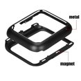 thumbnail image 3 of Funda para iwatch IWatch Series 4/3/2/1 Estuche magnético de metal (plateado 42 mm), 3 of 11