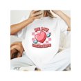 thumbnail image 1 of Women'S Short Sleeve T-Shirt 'BE MY VALENTINE' Heart Printed T, Round Neck Fashion Casual Loose Soft Short Sleeve Sports Top Valentine'S Day Gift For Her, 1 of 6