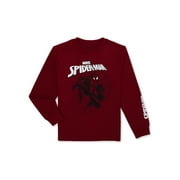 Spider-Man Boys Long Sleeve Graphic Tee, Sizes 4-18