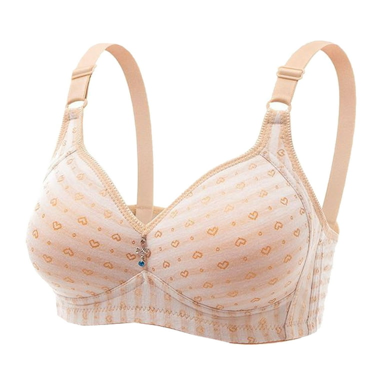 SELONE 2023 Bras for Women Push Up No Underwire Plus Size for Sagging  Breasts Hollow Out Fashion Wire Free Printing Everyday Bras for Women  Sports